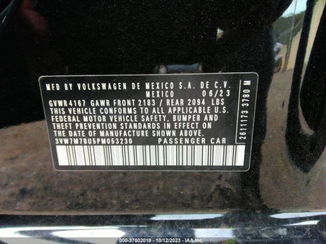 3VW7M7BU5PM053230 Volkswagen Jetta 1.5t Se