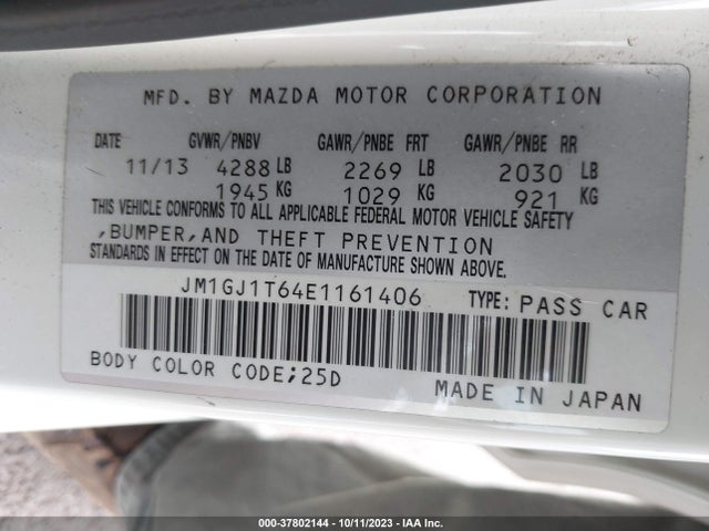 Mazda Mazda6 I Touring 2014 JM1GJ1T64E1161406 Image 9