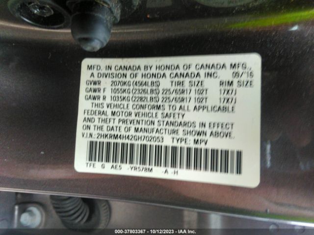 2HKRM4H42GH702053 Honda CR-V SE