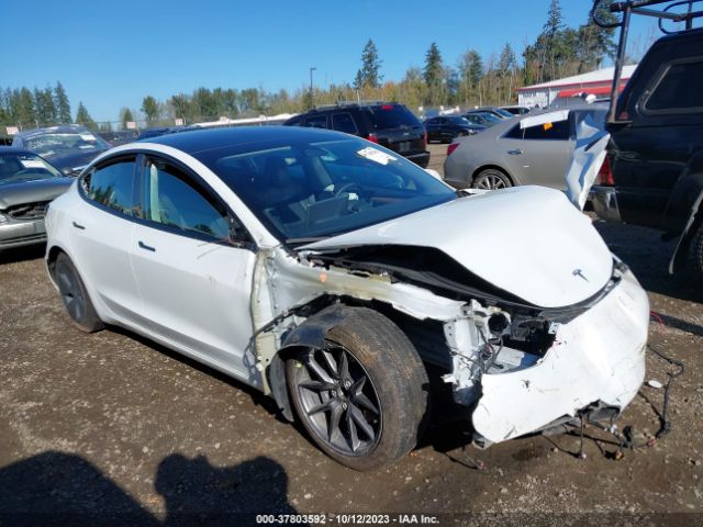 2022 Tesla Model 3 Rear-wheel Drive მანქანა იყიდება აუქციონზე, vin: 5YJ3E1EA6NF336041, აუქციონის ნომერი: 37803592