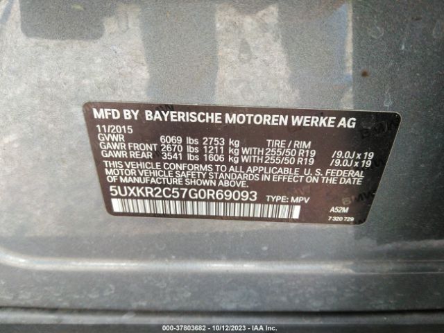 5UXKR2C57G0R69093 BMW X5 Sdrive35i