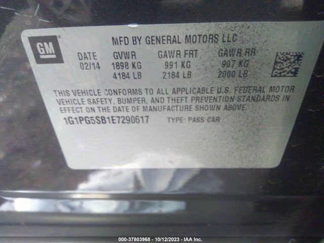 Chevrolet CRUZE LTZ 2014 1G1PG5SB1E7290617 Image 9