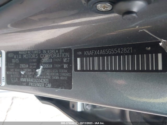 KIA FORTE LX 2016 KNAFX4A65G5542821 Image 9