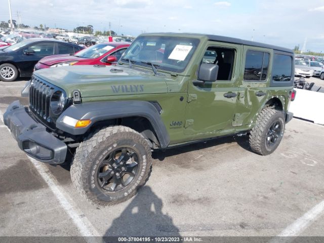 Jeep Wrangler Unlimited Willys 4x4 2021 1C4HJXDN4MW866902 Image 2