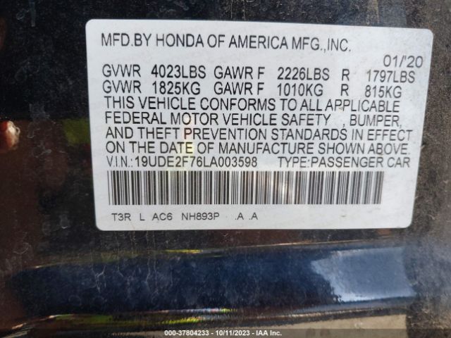 19UDE2F76LA003598 Acura Ilx Technology Package/premium Package