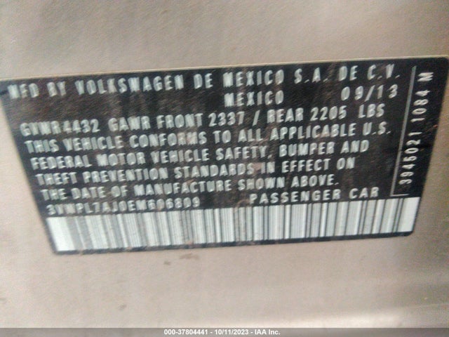 3VWPL7AJ0EM606809 Volkswagen Jetta Sportwagen Tdi