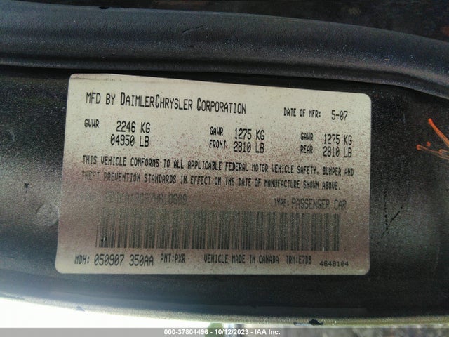 2010 DODGE CHARGER SXT VIN: 2B3CA3CV8AH165179