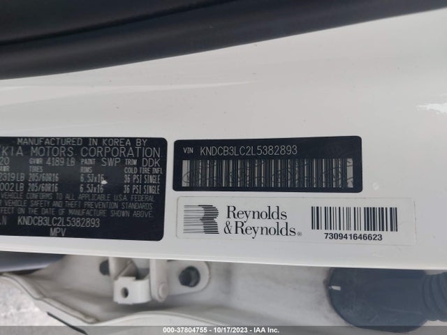 KIA Niro Lxs 2020 KNDCB3LC2L5382893 Image 9