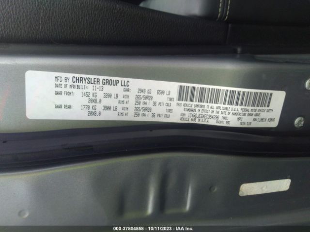 1C4RDJEGXEC354296 Dodge Durango Citadel