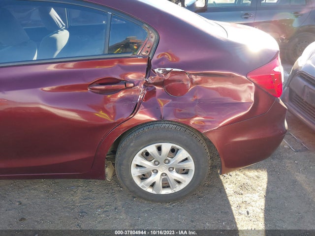 2012 HONDA CIVIC SDN LX VIN: 19XFB2F52CE355766
