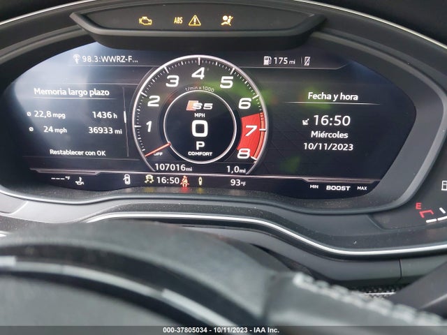 WAUB4CF58JA017218 Audi S5 Sportback Premium Plus