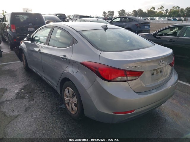 2016 HYUNDAI ELANTRA SE VIN: 5NPDH4AE7GH709078