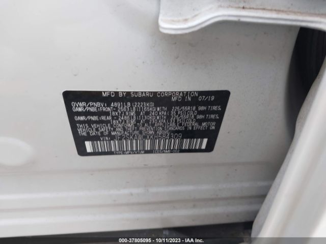2019 SUBARU FORESTER JF2SKAWCXKH584309 Photo 8
