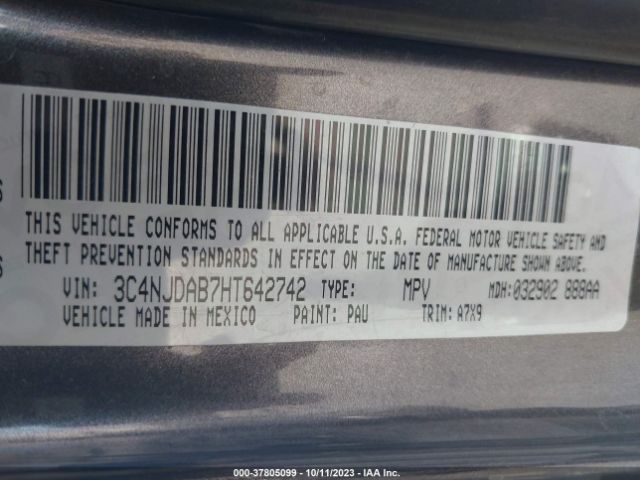 3C4NJDAB7HT642742 Jeep Compass Sport