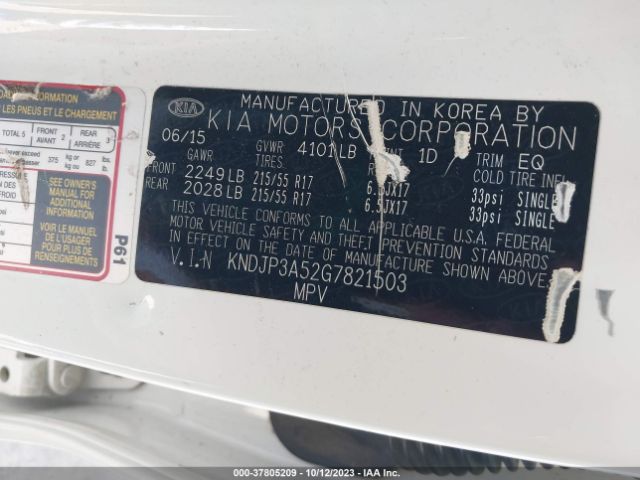 KNDJP3A52G7821503 KIA SOUL +
