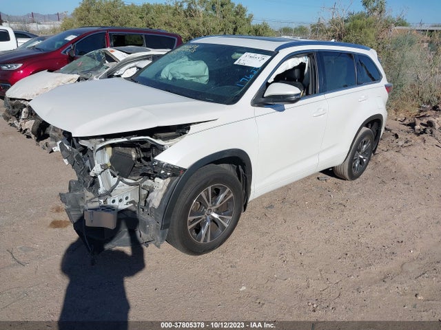 Toyota Highlander Xle 2016 5TDKKRFH4GS176237 Image 2