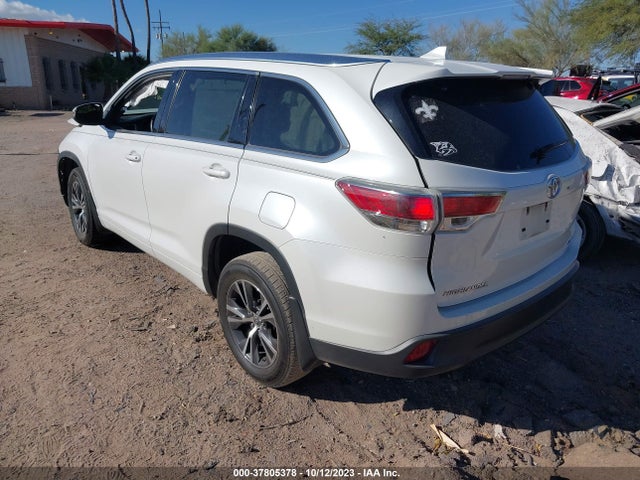 Toyota Highlander Xle 2016 5TDKKRFH4GS176237 Image 3
