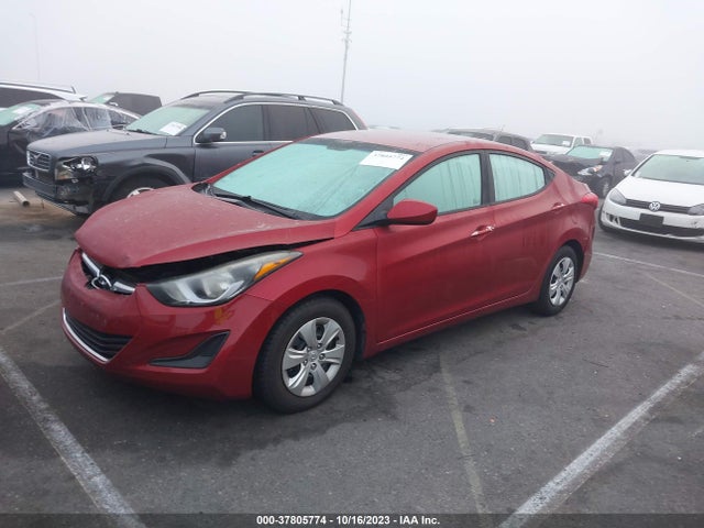2016 HYUNDAI ELANTRA SE VIN: 5NPDH4AE2GH750041