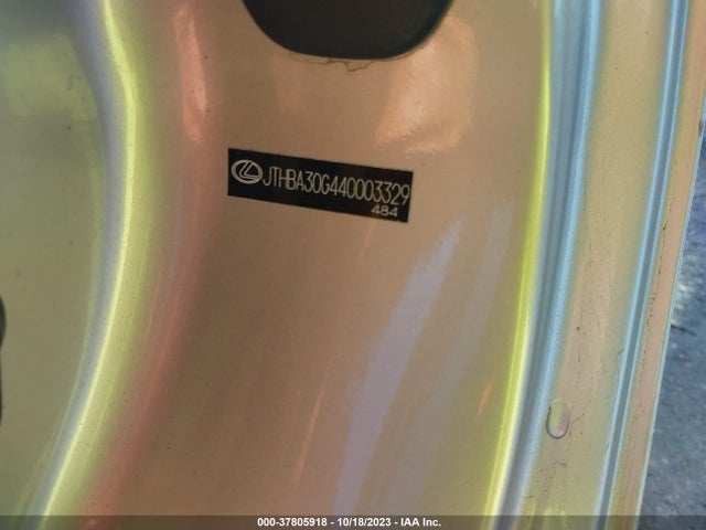 Aukcja sprzedaży 2004 Lexus Es 330, vin: JTHBA30G440003329, numer aukcji: 37805918