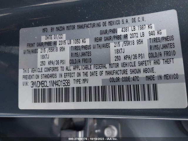 Mazda Cx-30 2.5 S Carbon Edition 2022 3MVDMBCL1NM401938 Image 9