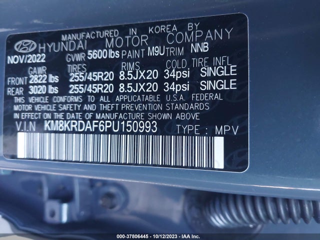 Hyundai Ioniq 5 Limited 2023 KM8KRDAF6PU150993 Image 9