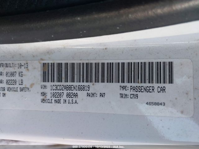 1C3CDZAB8EN166819 Dodge AVENGER SE