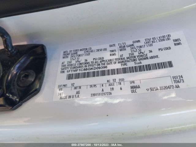 1FTMF1C88GKD09396 Ford F-150 Xl/xlt