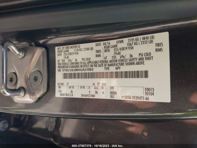 2017 FORD ESCAPE 1FMCU9J96HUA31563 Photo 8