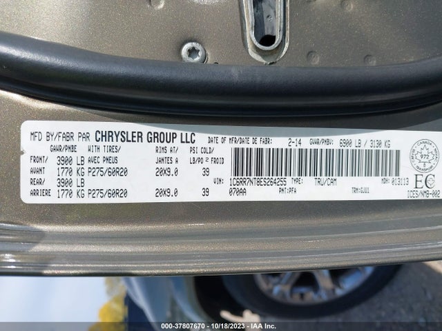 1C6RR7NT8ES264255 RAM 1500 Laramie