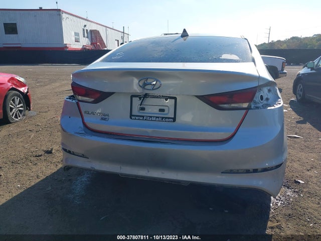 2017 HYUNDAI ELANTRA SE VIN: 5NPD74LF9HH068400