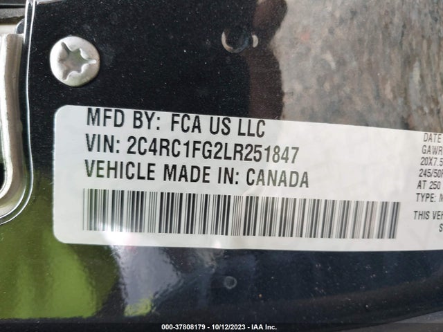 Chrysler Pacifica Touring 2020 2C4RC1FG2LR251847 Image 9