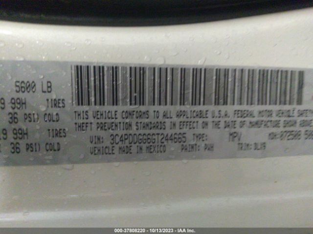3C4PDDGG6GT244665 Dodge Journey Crossroad Plus