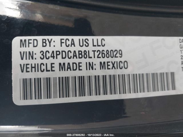 3C4PDCAB8LT268029 Dodge Journey Se Value