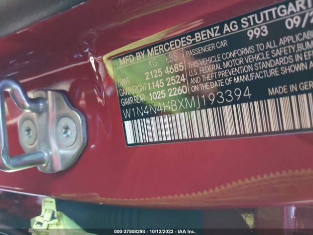 W1N4N4HBXMJ193394 Mercedes-Benz Gla Gla 250