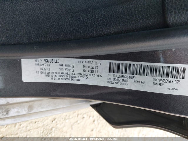 Chrysler 200 Limited 2016 1C3CCCAB8GN147853 Image 9