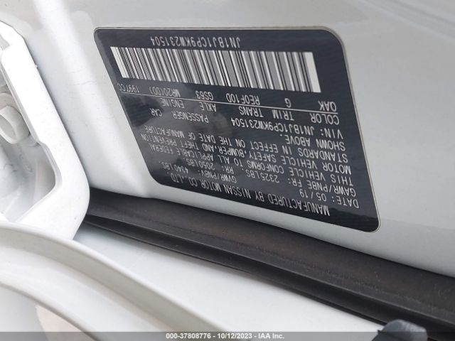 JN1BJ1CP9KW231504 Nissan Rogue Sport S