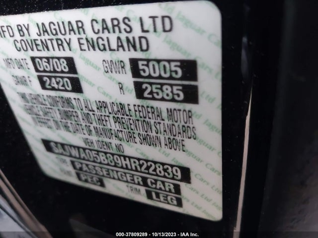 2009 JAGUAR XF SAJWA05B89HR22839 Photo 8