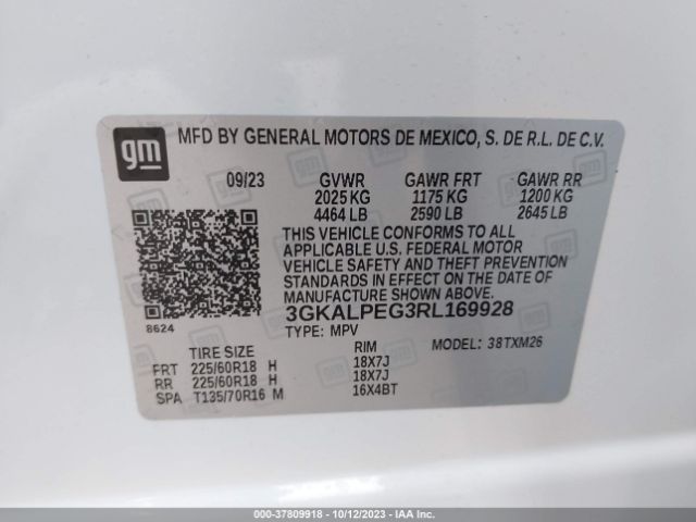3GKALPEG3RL169928 GMC Terrain Slt