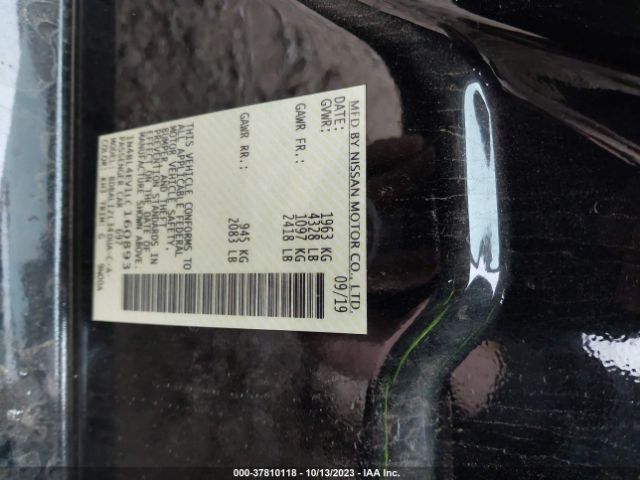 1N4BL4EV1LC160893 Nissan Altima 2.5 Sl