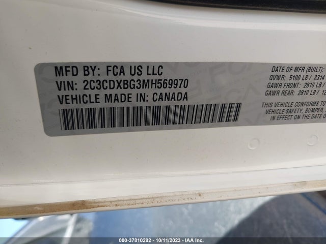 Dodge Charger Sxt Rwd 2021 2C3CDXBG3MH569970 Image 9