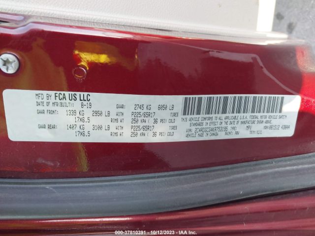 2C4RDGCG4KR753195 Dodge Grand Caravan Sxt