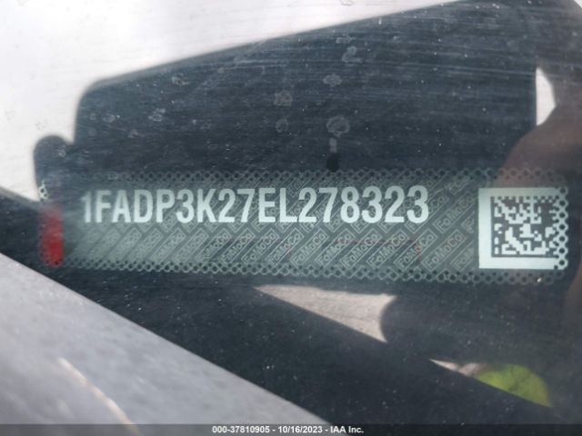1FADP3K27EL278323 Ford FOCUS SE