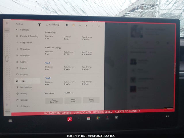 Tesla Model S Plaid 2021 5YJSA1E69MF441349 Image 17