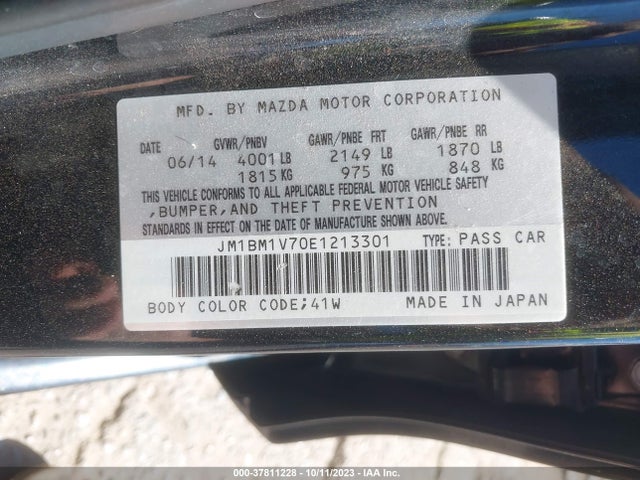 Mazda Mazda3 I Touring 2014 JM1BM1V70E1213301 Image 9