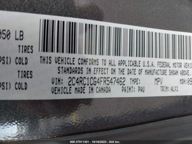 2C4RC1CG4FR547462 Chrysler Town & Country Touring-l