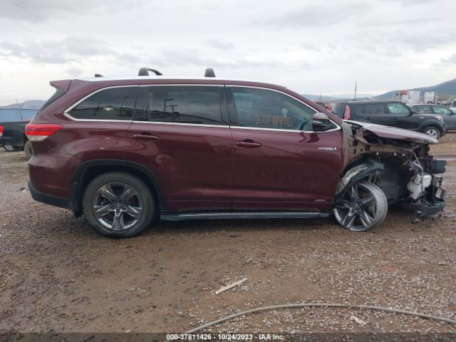 5TDDGRFHXKS060723 Toyota Highlander Hybrid Limited Platinum