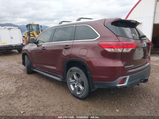5TDDGRFHXKS060723 Toyota Highlander Hybrid Limited Platinum