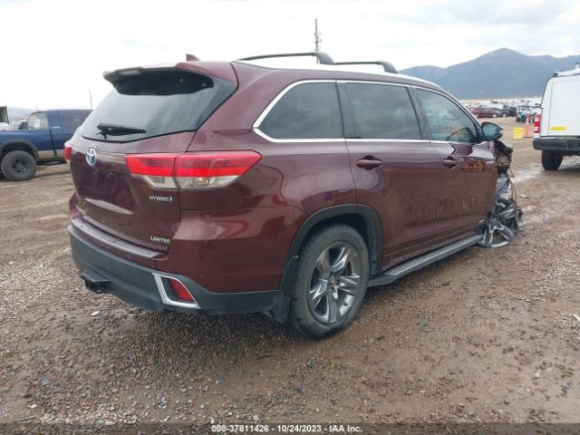 5TDDGRFHXKS060723 Toyota Highlander Hybrid Limited Platinum