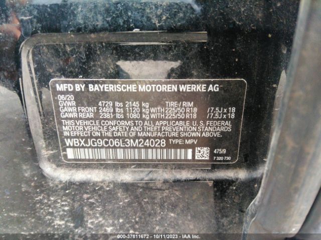 2020 BMW X1 WBXJG9C06L3M24028 Photo 8