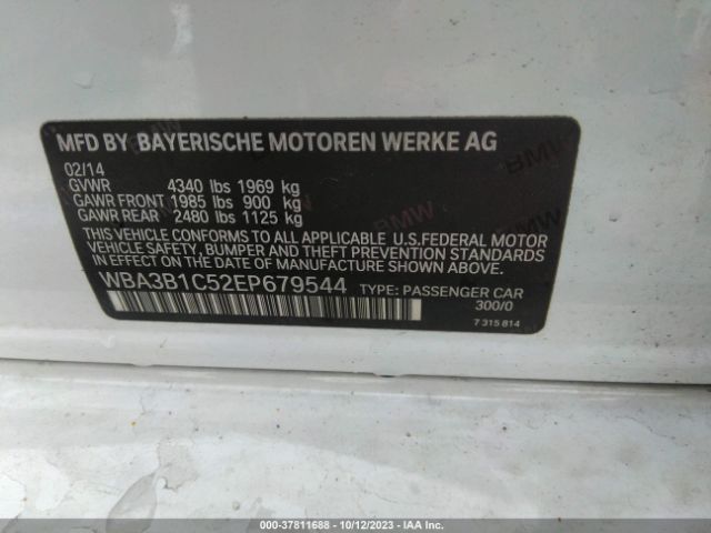WBA3B1C52EP679544 BMW 3 Series 320i